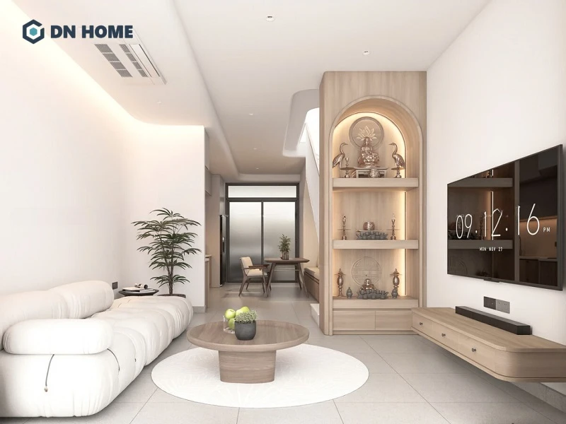 Sử dụng nội thất tối giản giúp không gian được thông thoáng và thuận tiện hơn trong quá trình vệ sinh, dọn dẹp nhà cửa