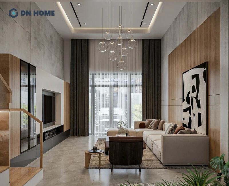 Khi thiết kế nội thất nhà phố, phần cửa chính cần tránh đặt đối diện nhà vệ sinh, cầu thang, cửa sau hoặc nhà bếp