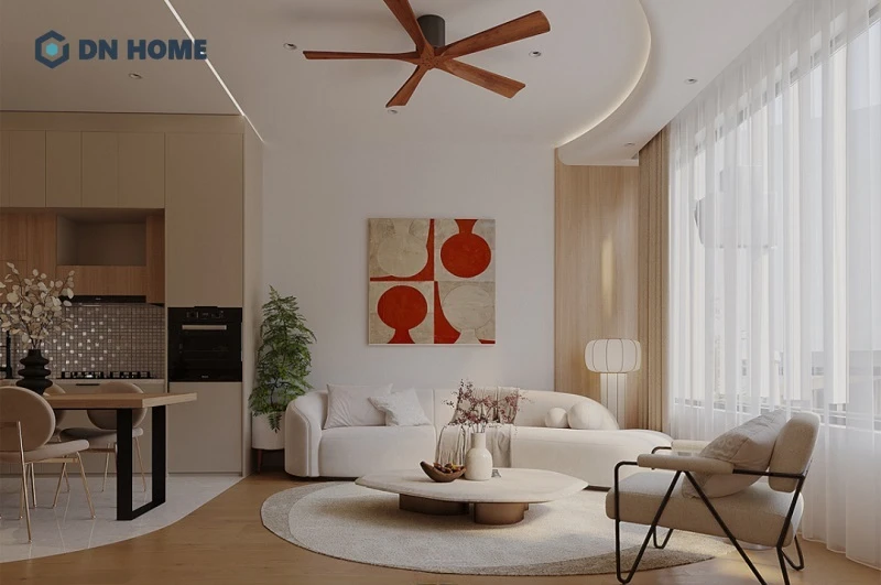 Áp dụng các đường nét và hình khối hình học là xu hướng nổi bật trong thiết kế nội thất