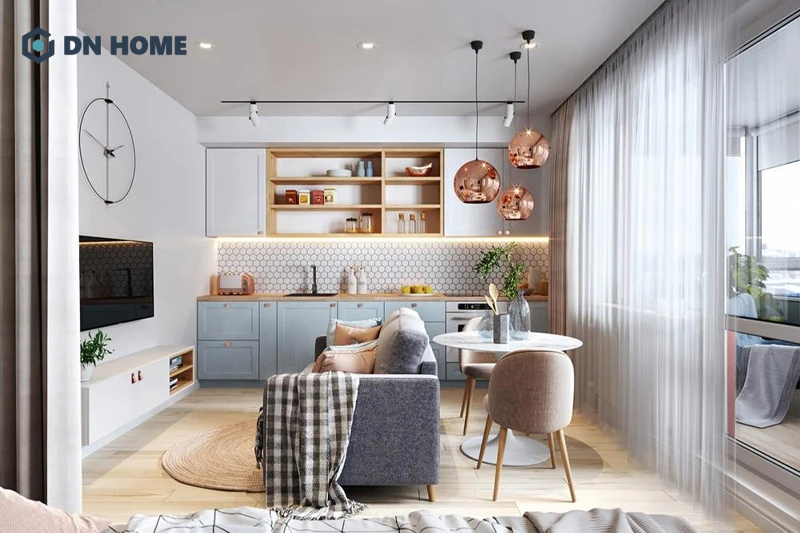 Tủ bếp chữ I là lựa chọn lý tưởng cho ăn bếp 10m2