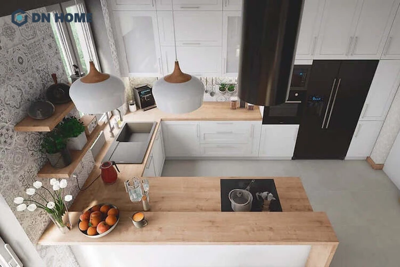 Nội thất phòng bếp 12m2 cần được bố trí khoa học