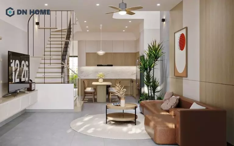 Có thể bố trí vách ngăn để phân chia không gian được khoa học