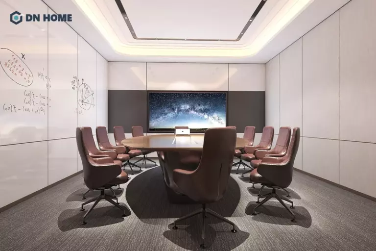 Thiết kế không gian phòng họp có diện tích lớn