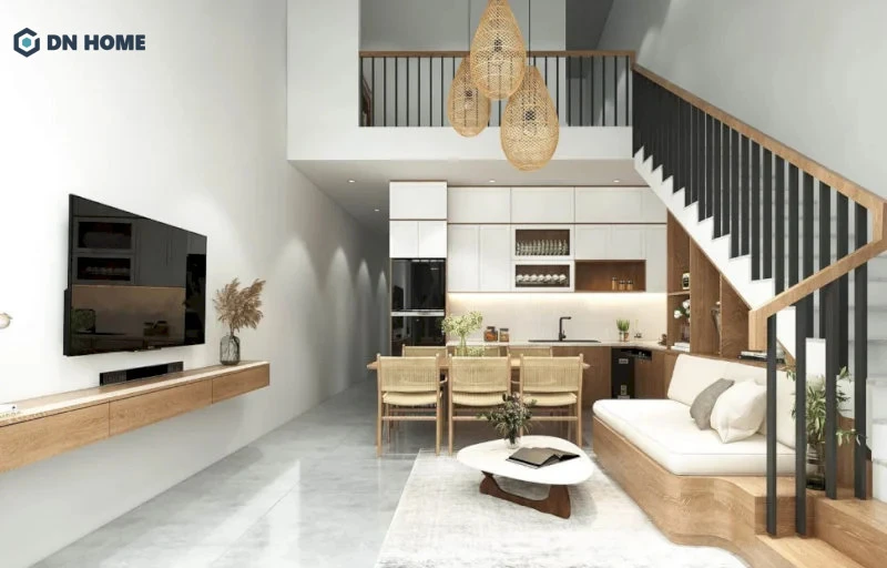 Thiết kế gác lửng giúp căn phòng thông thoáng hơn