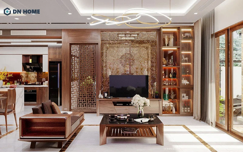 Nội thất gỗ tự nhiên tạo cảm giác ấm cúng cho không gian