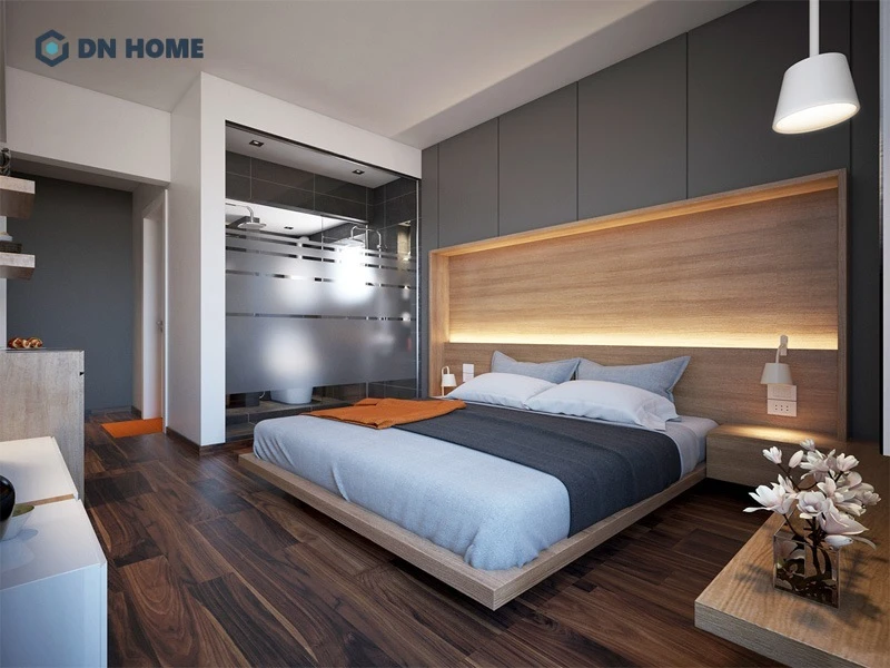 Phòng ngủ nhỏ 15m2 thiết kế khép kín đầy đủ tiện nghi