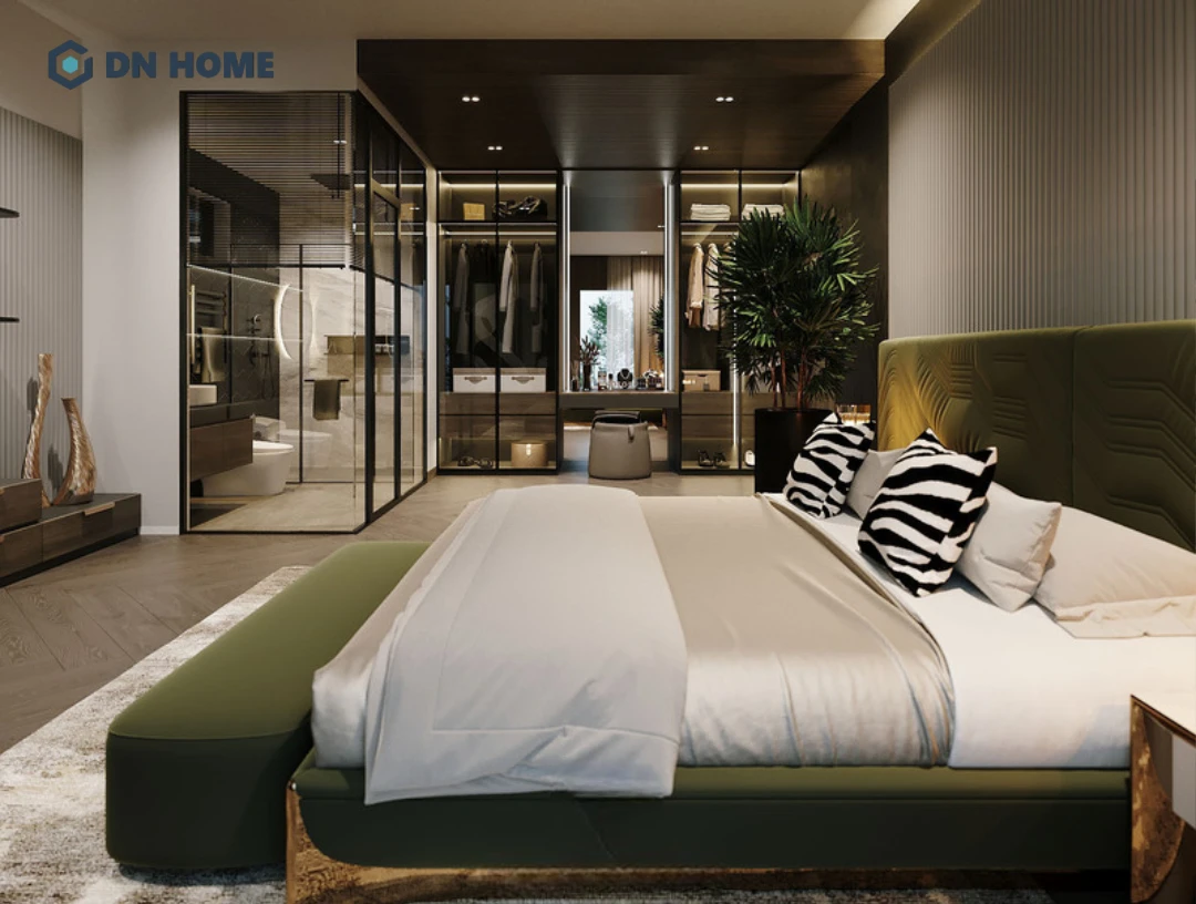 Mẫu phòng ngủ 15m2 khép kín với thiết kế tinh tế trong từng chi tiết
