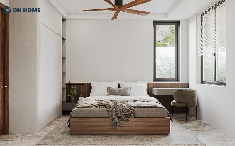 Thiết kế phòng ngủ nhỏ 15m2 cần tính toán kỹ lưỡng trong sắp xếp bố cục nhằm tạo sự tiện nghi, thoải mái tối đa khi sinh hoạt