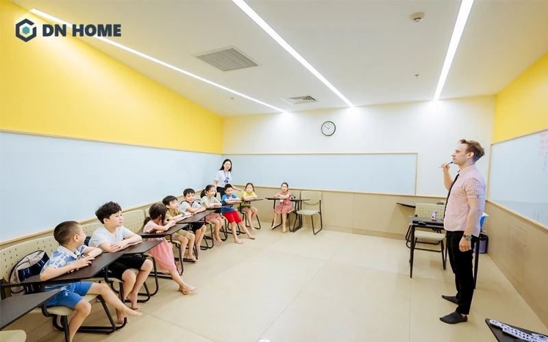 Xác định đối tượng học viên và định hướng đào tạo trước khi đi vào thiết kế để không gian được đồng bộ về phong cách, màu sắc