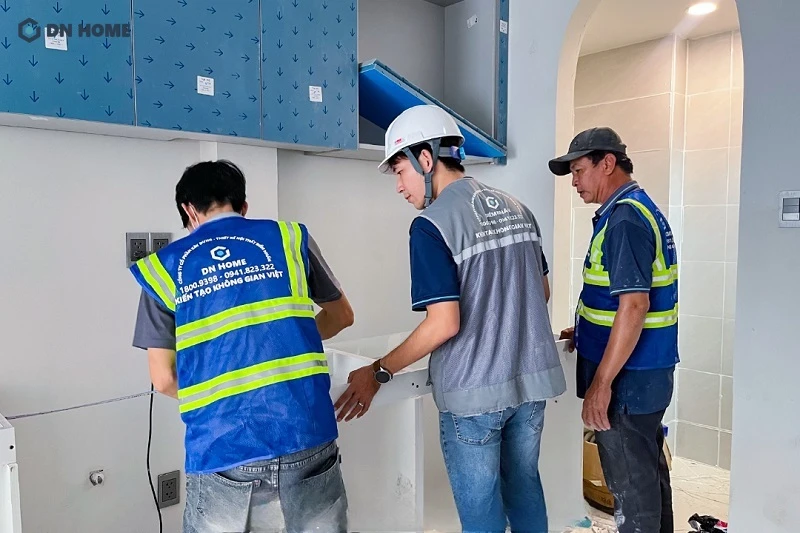 DN HOME cam kết bàn giao đúng tiến độ, thời gian thi công nội thất như trong hợp đồng đã thoả thuận