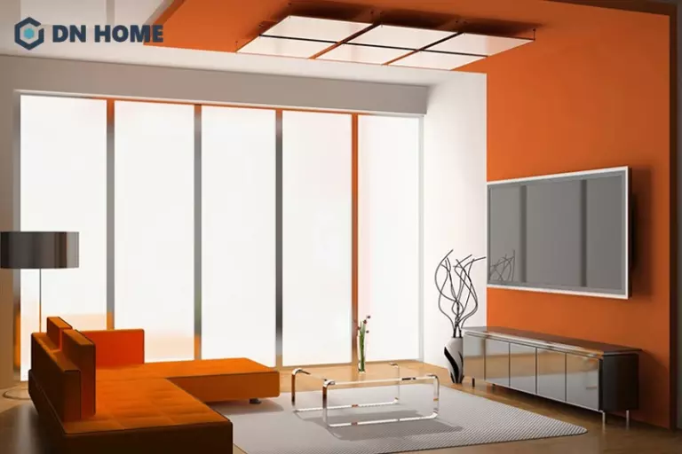 Kiểu sơn tường nghệ thuật thường được ứng dụng trong phong cách color block