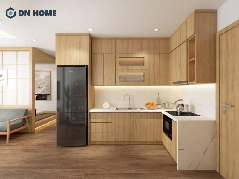 Chất liệu Laminate mang lại vẻ đẹp vân gỗ chân thật và sang trọng hơn