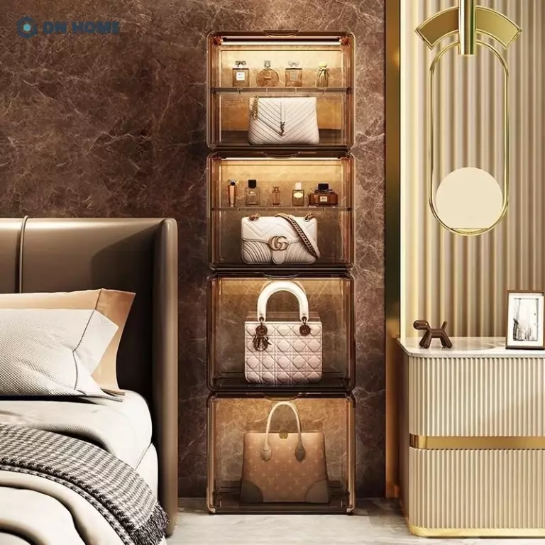 Tủ đựng túi xách nhỏ gọn, đẹp mắt
