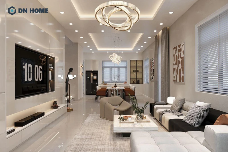 Hoàn thiện nhà trọn gói có cả hạng mục trang trí nội thất nếu gia chủ yêu cầu thêm