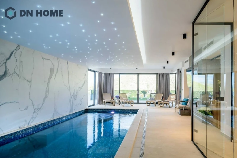 Khi quyết định xây dựng hồ bơi trong biệt thự, cần đặc biệt chú trọng vào chống thấm và lọc nước