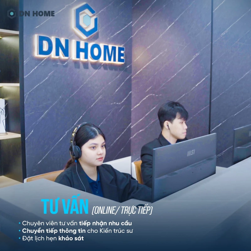 Tư vấn, trao đổi nhu cầu và mục đích sử dụng để đưa ra phương án thiết kế phù hợp