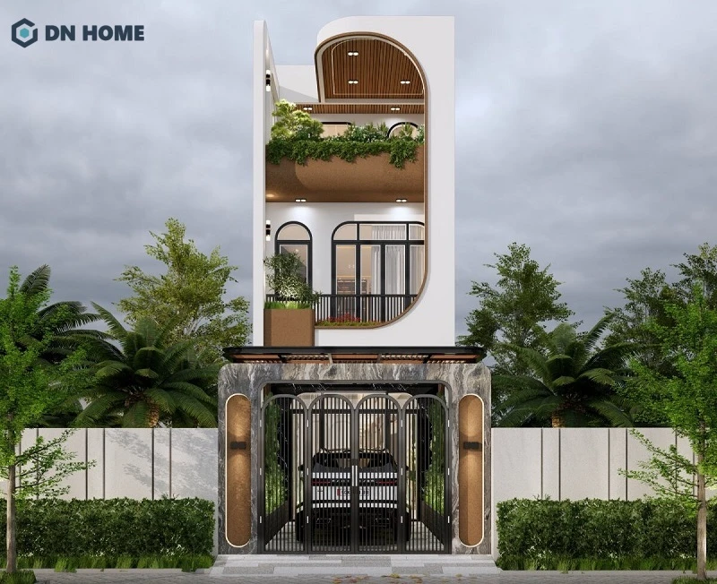 Biệt thự mặt tiền 7m là loại hình phù hợp với những khu đô thị có diện tích hạn chế