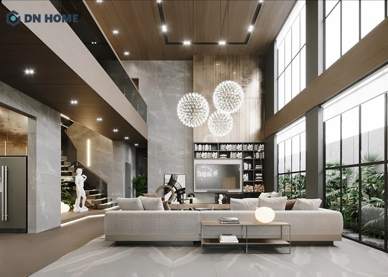 Không gian sống trong biệt thự cao cấp cần được thiết kế phù hợp với số lượng thành viên và nhu cầu sinh hoạt của gia đình