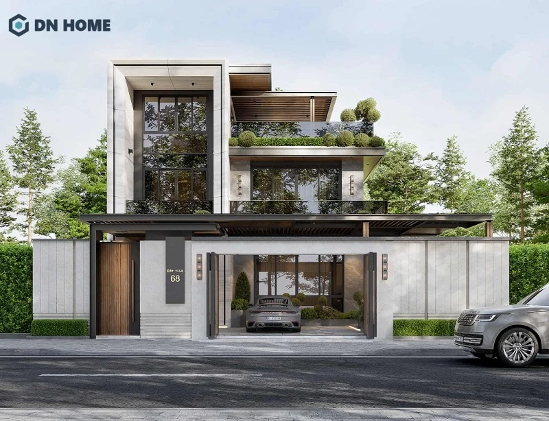Với lợi thế chiều ngang rộng rãi, biệt thự cao cấp mặt tiền 10m mang đến không gian thiết kế vô cùng lý tưởng