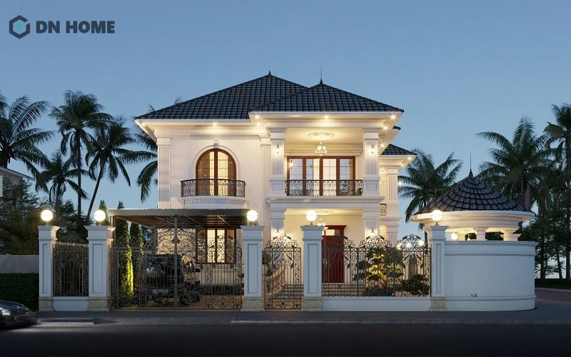Mặt tiền 9m giúp căn biệt thự cao cấp có cảm giác vững chãi, bề thế hơn những căn nhà phố thông thường