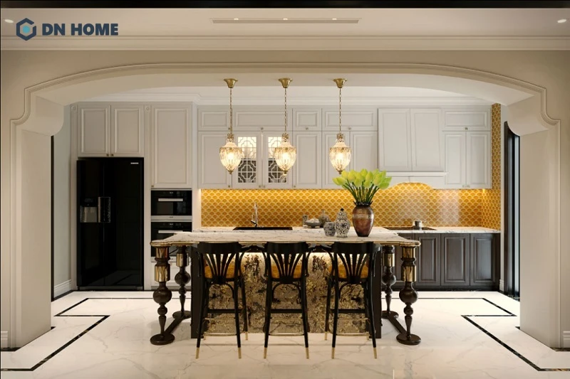Chung cư phong cách Indochine nhẹ nhàng, thanh lịch ưu tiên lược giản bớt các chi tiết cầu kỳ, tập trung vào sự tinh tế