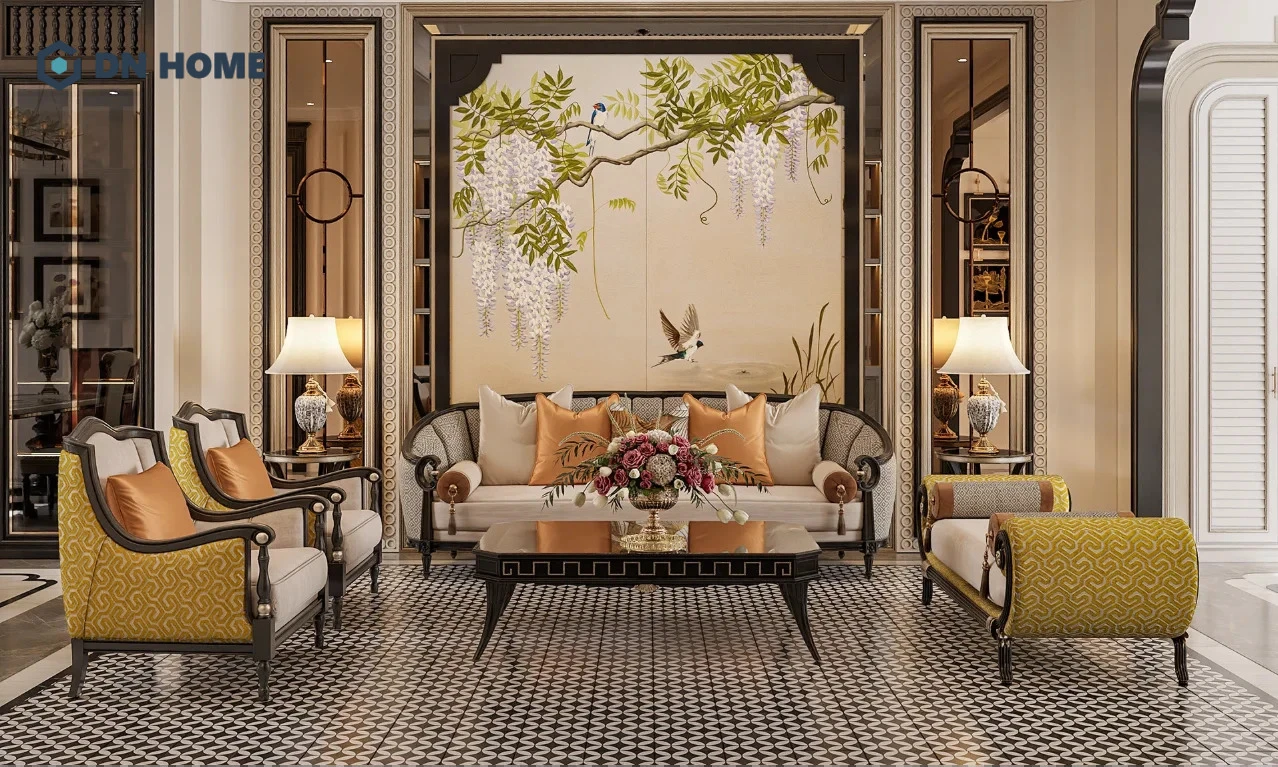 Chung cư phong cách Indochine là mang vẻ đẹp kết hợp hài hoà giữa phương Đông và phương Tây