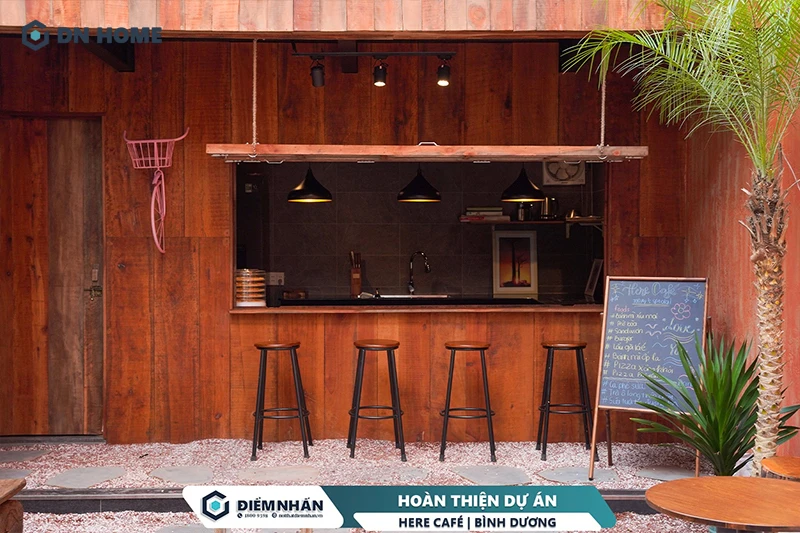 Here Café được thiết kế đề cao tính thẩm mỹ, mỗi khu vực đều là góc “check-in” lý tưởng