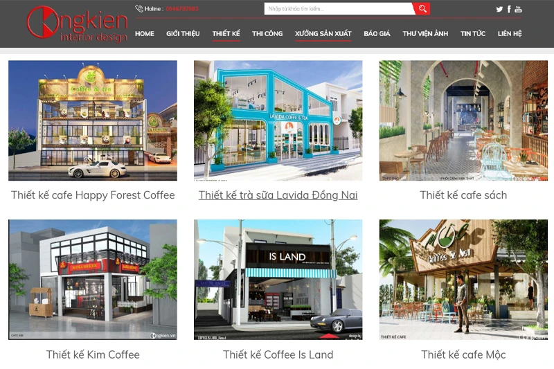 Ông Kiến là công ty chuyên thiết kế quán cafe uy tín, luôn đảm bảo tiêu chí thẩm mỹ và công năng
