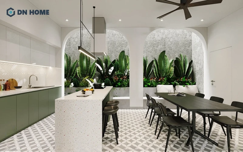 Lựa chọn màu sắc phù hợp với phong cách thiết kế tổng thể giúp tăng thêm tính thẩm mỹ và hài hoà cho không gian