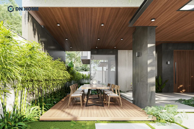 Thiết kế biệt thự cần có sự thống nhất phong cách thiết kế giữa 3 yếu tố nội thất - ngoại thất - cảnh quan