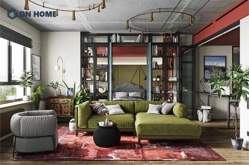 Phong cách chiết trung (Eclectic Style) là sự kết hợp tinh tế giữa các yếu tố trái ngược nhau