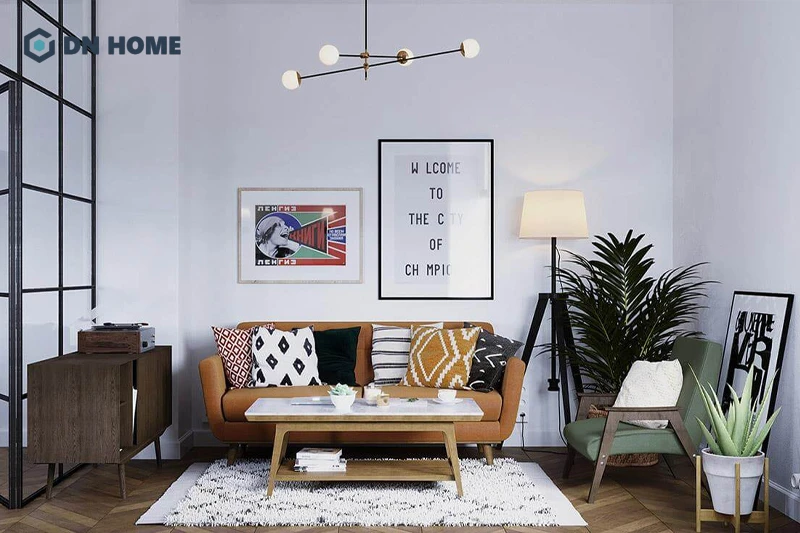 Nên giữ sự thoáng đãng cho không gian nội thất phong cách Eclectic