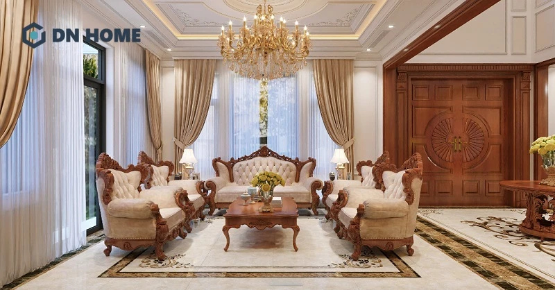Gam màu gỗ trầm ấm khi kết hợp với ánh sáng đèn vàng giúp không gian trở nên gần gũi