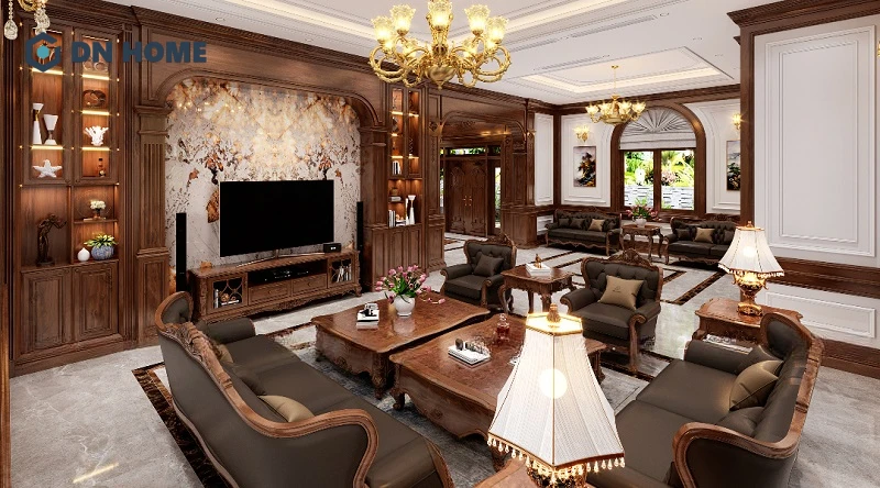 Các món đồ gỗ cao cấp với kiểu dáng phù hợp sẽ tăng thêm phần sang trọng cho không gian