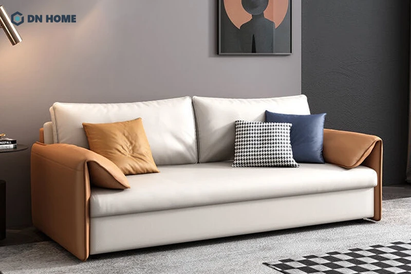 Loại sofa giường mang đến sự tiện nghi, công năng cho phòng khách tối giản