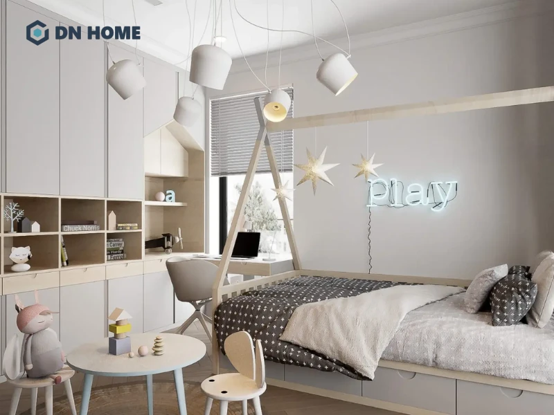 Thiết kế ưu tiên ánh sáng tự nhiên và vật liệu đơn giản