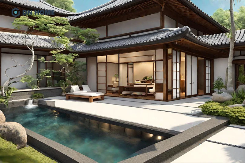 Cửa trượt shoji là điểm nhấn mang giá trị tinh thần văn hóa trong biệt thự Nhật Bản