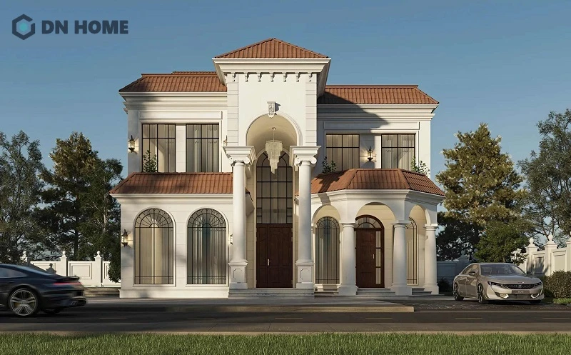 Thiết kế biệt thự phố phong cách Châu Âu ngày càng hướng đến sự tối giản nhưng vẫn giữ được nét sang trọng đặc trưng