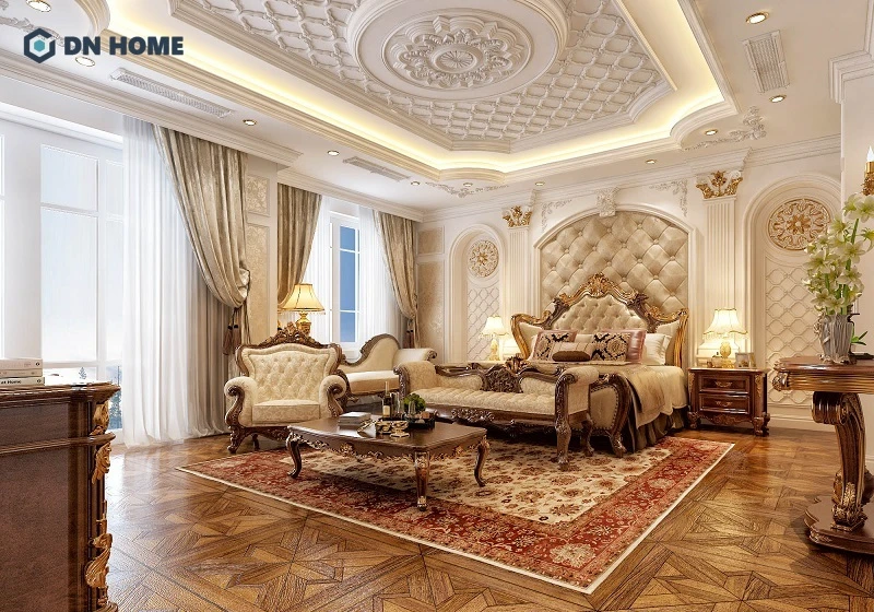 Thiết kế biệt thự phố phong cách Châu Âu ưu tiên không gian mở nhằm tạo cảm giác rộng rãi, thông thoáng