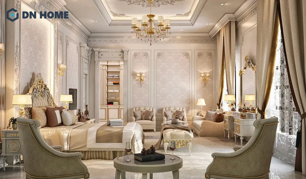 Phong cách Châu Âu cổ điển là sự lựa chọn lý tưởng cho những gia chủ yêu thích vẻ đẹp truyền thống, đẳng cấp