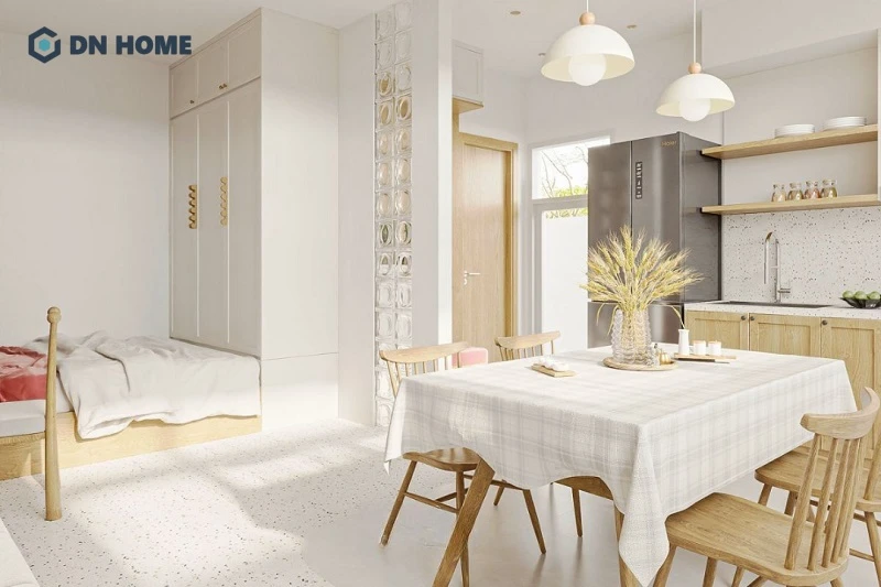 Thiết kế căn hộ mini 15m2 sử dụng nội thất thông minh giúp căn hộ vừa tối ưu diện tích, vừa tối ưu công năng