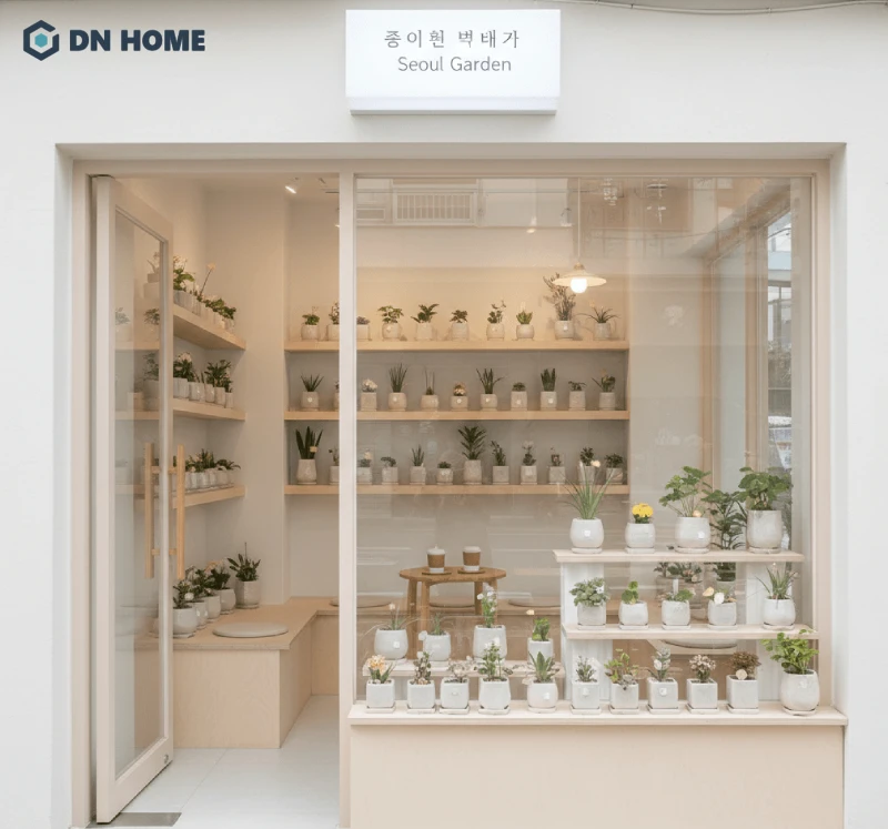 Chú trọng vào thiết kế giúp cửa hàng cây cảnh mini thu hút nhiều khách hàng hơn