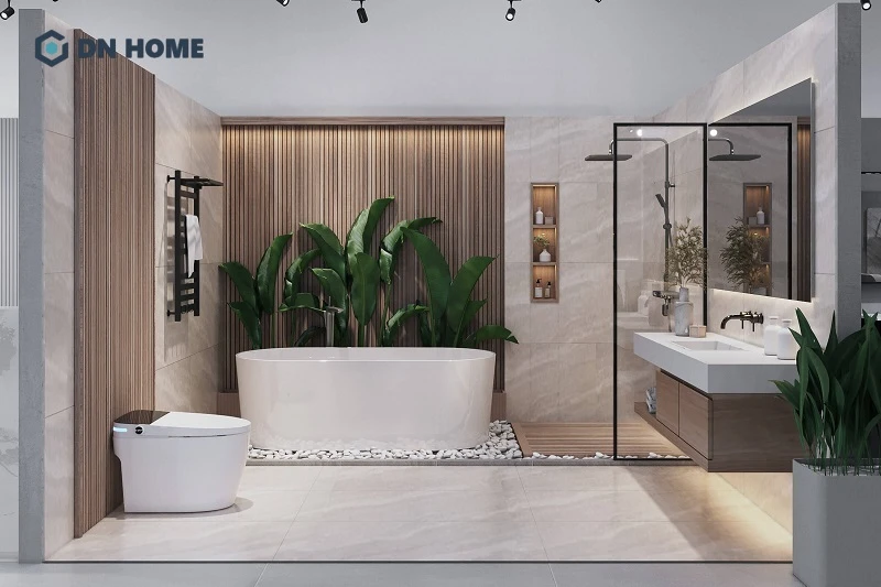 Sự kết hợp hài hoà giữa ánh sáng, vật liệu và cây xanh góp phần nâng cao trải nghiệm sinh hoạt ngay chính ngôi nhà của mình