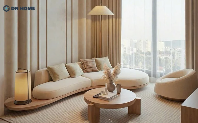 Không gian chung cư 100m2 ấm cúng, thư giãn và thoải mái với phong cách thiết kế Japandi