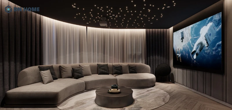 Phòng giải trí thiết kế ấn tượng, thể hiện đẳng cấp gia chủ căn hộ Luxury
