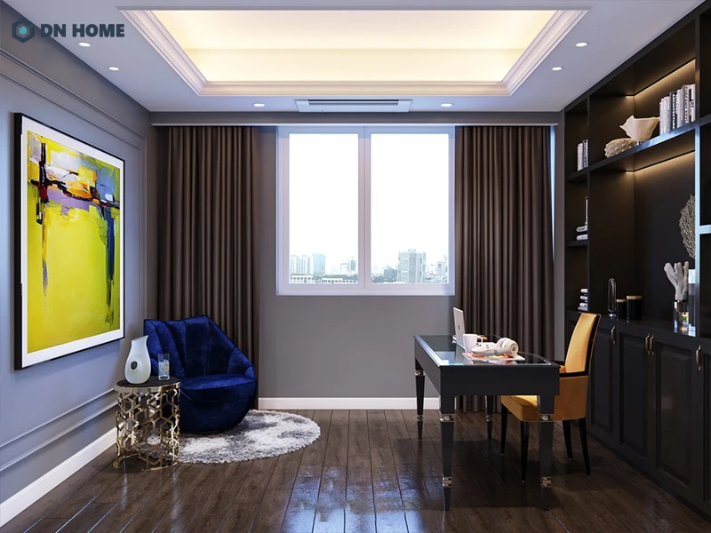 Các chi tiết phào chỉ đơn giản là đặc trưng phong cách thiết kế tân cổ điển