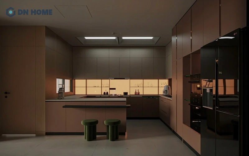 Thiết kế nội thất chung cư 150m2 phong cách tối giản ưu tiên lược bỏ hoàn toàn các chi tiết rườm rà