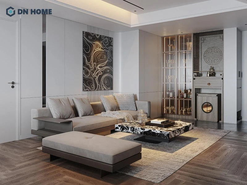 Bố trí nội thất hợp phong thuỷ nhằm tạo sự hài hoà về năng lượng, thu hút vượng khí cho căn hộ