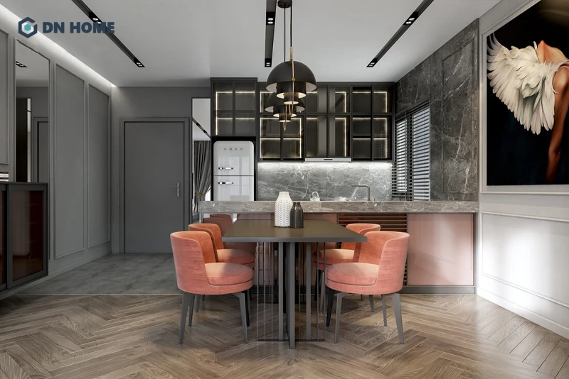 Các đường phào chỉ đơn giản là điểm nhấn trang trí đắt giá của phong cách tân cổ điển
