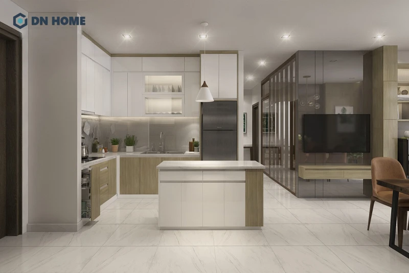 Cần bố trí nội thất trong chung cư 77m2 một cách khoa học để đảm bảo công năng - tiện nghi